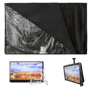 Outdoor TV Cover with Clear Front COOSOO Television Cover Waterproof Universal Protector for LCD LED Plasma Television Sets with Remote Control Pocket Compatible with Standard Mounts Stands (36-38’’) - Brand New