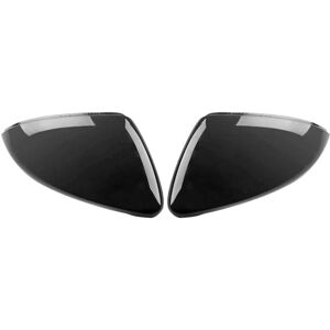 Iycorish 2 Pieces For Golf 7 Mk7 7.5 Gtd R L E-Golf Side Wing Mirror Cover Black Rearview Mirror 2013-2017 - Brand New