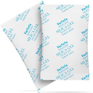 VacYaYa 20 Gram(50Packs) Food Grade Moisture Absorber Silica Gel Desiccant Packets for Storage,Desiccant Silica Gel Packs Food Safe for Moisture - Brand New