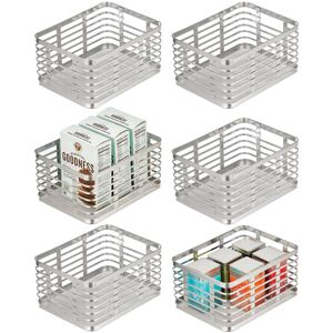 Bodysocks mDesign Farmhouse Wire Storage Basket - Wire Basket for Storing 6 Bodysocks mDesign Farmhouse Wire Storage Basket - Wire Basket for Storing 6