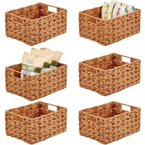 Bodysocks mDesign Storage Baskets - Bathroom and Bedroom Storage Basket Set - 6 Bodysocks mDesign Storage Baskets - Bathroom and Bedroom Storage Basket Set - 6