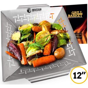 Bodysocks Mountain Grillers Veggie Grill Basket - Heavy Duty Vegetable 12 Bodysocks Mountain Grillers Veggie Grill Basket - Heavy Duty Vegetable 12