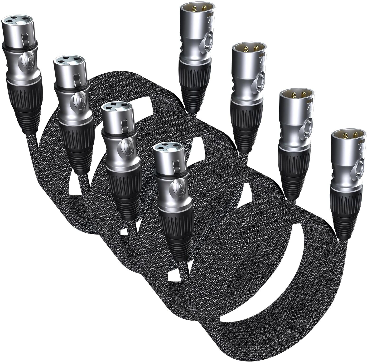Bodysocks GeoHN.G to Cable Pack, XLR XLR 2M-4 3-Pin XLR Extension Mixer