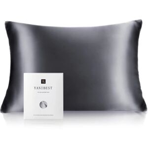 YANIBEST 100 Pure Mulberry Silk Pillowcase 22 Momme 600 Thread Count SilK Pillowcase for Hair and Skin - Hidden Zipper Design Silk Pillow Case, 1 Pack - Brand New