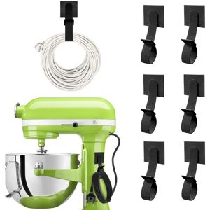 Cord Organizer,VABNEER 6PCS Cable Holder for Kitchen Appliances, Self Adhesive Cable Management Cable Organizer Cord Wrap Kitchen Organizers Storage for Mixer, Air Fryer, Juicer,Ovens,Coffee Maker - Brand New