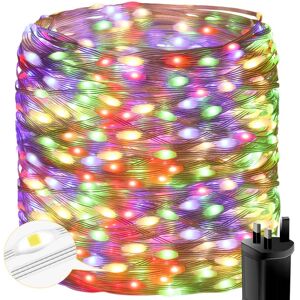 litogo Christmas Lights Outdoor Mains Powered, 500 LED 65M/213Ft Plug in Fairy Lights with 8 Modes Waterproof Multi-Color Changing Fairy Lights for Christmas Indoor/Outdoor Garden Patio Xmas Tree Decoration - Brand New