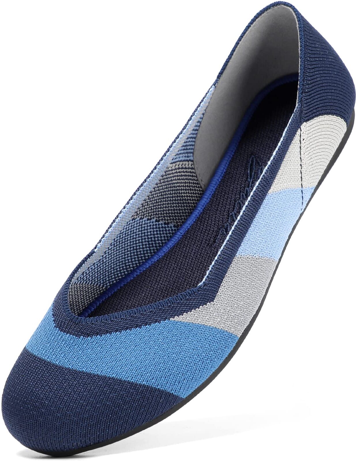 Bodysocks Bacia Womens Ballet Flats Slip On Comfortable Knit Flat Walking 8.5