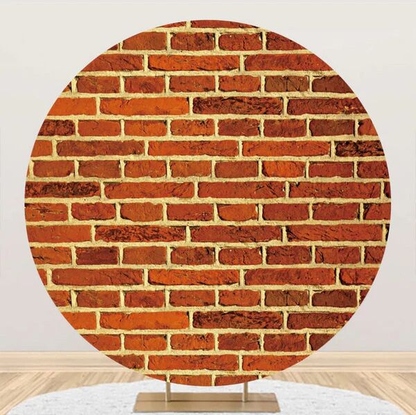 Bovlleetd 6.5ft Retro Brick Wall Photography Background Brick Wall Texture Backdrop Adult Children Portrait Background Studio Photography Props - Brand New