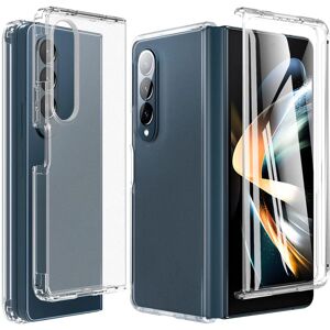 BESINPO For Samsung Galaxy Z Fold 4 Case, Z Fold 4 Case, Shockproof 360°Full-Body Protective[With Bulit in Screen Protector] Frosted Transparent Hard Back Cover bumper Case for Z Fold 4 5G(Clear) - Brand New