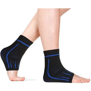 TOMUST Ankle Brace Compression Sleeve, Toeless Plantar Fasciitis Sock, Men & Women (Pair), Medical Arch & Foot Support for Sports, Injury Recovery, Treatment, Heel & Achilles Tendonitis Pain Relief - Brand New