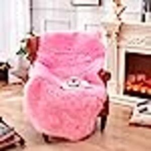 Topspitgo Faux Sheepskin Rug, Soft fur Area Rugs Anti-Skid Carpet For Living Room Bedroom Sofa Floor Rugs (Pink, 31.50x70.87 inch) - Brand New