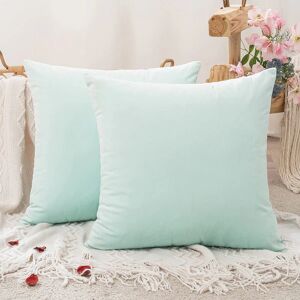 MIULEE Velvet Cushion Covers Throw Pillow Case Soft Modern Decorative Square Pillow Covers for Livingroom Sofa Chair Bedroom with Invisible Zipper 26