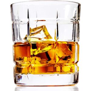 LANFULA Crystal Whisky Glasses Set, Scotch Tumblers, Premium Barware Glassware, Perfect for Scotchttish Whiskey, Bourbon, Tequila, and Cocktail Drinking, Set of 4, 300 ml - Brand New