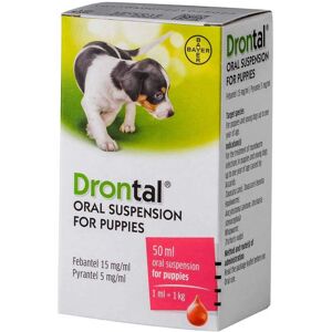 Drontal Worming Suspension - For Puppies - Brand New