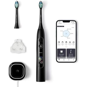 evowera Adaptive Electric Toothbrush, 6 Modes, Coaching APP, Full-Color Screen, 10%-100% Adjustable Intensity, Wireless Fast Charge, IPX7 Waterproof, Uncleaned Reminder, Timer,Sonic Powered Toothbrush - Brand New