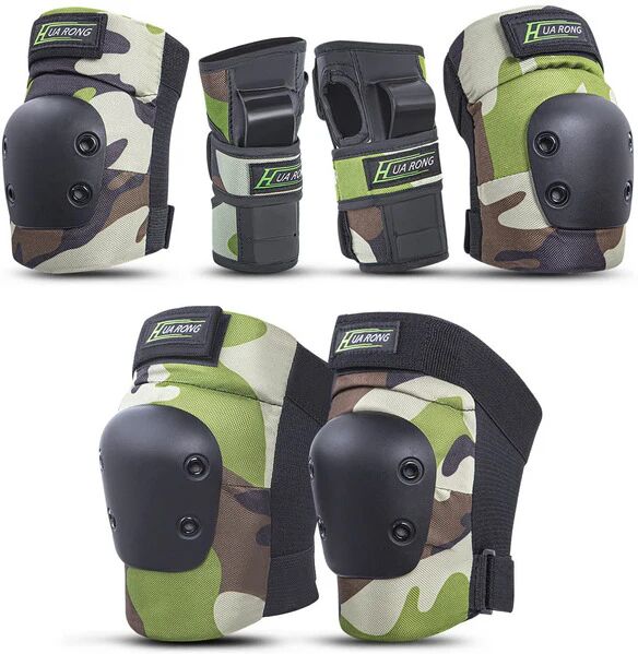 Everwell Protective Knee Pads Set, Protective Gear Set with Knee Elbow Wrist Pads for Kid Children Teenager Adult for Rollerblading, Skating, Skateboard, Scooter etc - Brand New