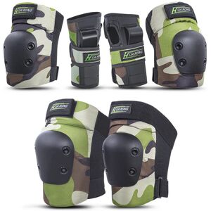 Everwell Protective Knee Pads Set, Protective Gear Set with Knee Elbow Wrist Pads for Kid Children Teenager Adult for Rollerblading, Skating, Skateboard, Scooter etc - Brand New