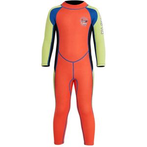 Yikayin Kids Wetsuits Full Length, 2.5MM Neoprene Diving Swimming Suit Back Zipper, Boys Girls Wetsuit for Swimming Diving Snorkeling Surfing SUP - Orange Green XL - Brand New