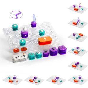 Science Can Electronics Circuits Kit for Kids with Building Blocks, Electronics Exploration Kit with 50 Experiments, Educational STEM Toys Science Kits for 8 9 10 Year Old Boys Girls Birthday Gift - Brand New