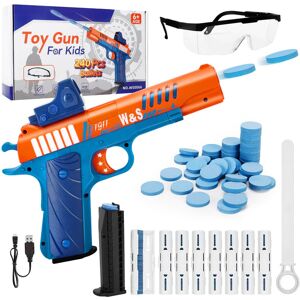 ARANEE Toy Gun Soft Bullet Pistol for Kids 6 7 8 9 10 11 12 Years Old Automatic Shooting Games Toys with 240 Bullet - 2 Magazines - 8 Bullet Clip for Child Play Gift Boys Girls - Brand New