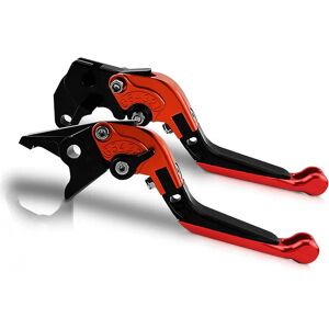 youbuy racingmoto Motorbike Levers Adjustable Brake Levers Extendable Clutch Levers Compatible with TL1000S 1997-2001 /GSXR600 1997-2003 /SV650 2016-2018/GSR600 2006-2011 /GSXR1000 2001-2004/DL650/V-STROM 2011-2015 - Brand New