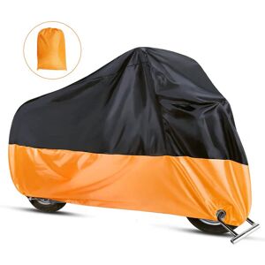 HIKPEED Acelane Motorcycle Cover 116X43X55.12 inch Outdoor Indoor with Lockholes Storage Bag UV Scratch Protective Waterproof Windproof for Honda, Yamaha, Suzuki, Kawasaki - Brand New