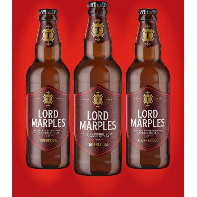 Thornbridge Lord Marples 4% Classic Bitter 8 x 500ml bottles Beer - Case Bottle Thornbridge Lord Marples 4% Classic Bitter 8 x 500ml bottles Beer - Case Bottle