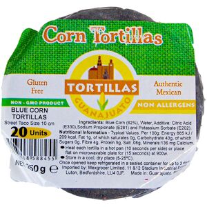 Guanajuato 10cm Blue Corn Tortilla Mexicana 40 x 20 Case