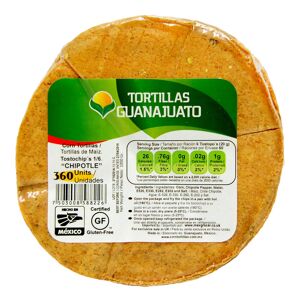 Guanajuato Pre Cut Chipotle Corn Tortilla for Frying 10x1kg Case