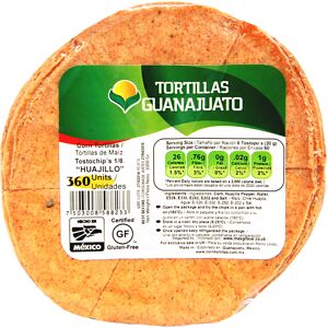 Guanajuato Pre Cut Guajillo Corn Tortilla for Frying 15cm 10x1kg Case