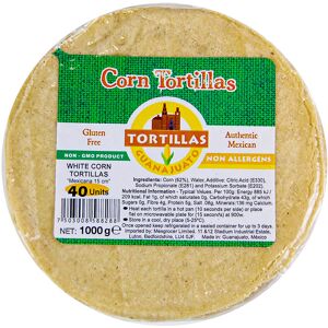 Guanajuato 15cm White Corn Tortilla Mexicana 10 x 1kg Case