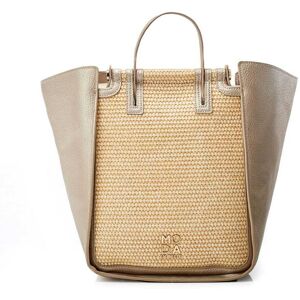 Moda In Pelle Phoenix Tote Gold Porvair