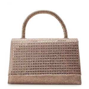 Moda In Pelle Rubiana Bag Rose Gold Textile