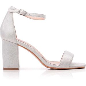 Moda In Pelle Rebeka Silver Porvair 37 Size: EU 37 / UK 4