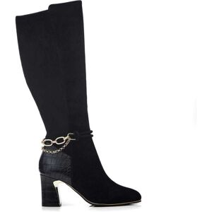 Moda In Pelle Viviena Black Suede 37 Size: EU 37 / UK 4