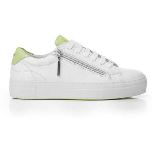 Moda In Pelle Beania White-Green Leather 37 Size: UK 4 / EU 37 Moda In Pelle Beania White-Green Leather 37 Size: UK 4 / EU 37