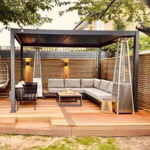 Blakesley’s Nova Titan 3.6m x 3m Aluminium Pergola Grey