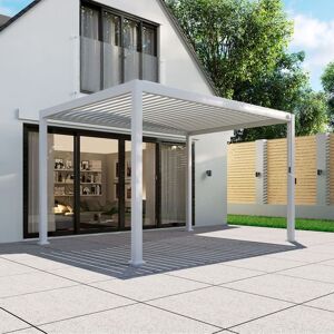 Blakesley’s Nova - Titan Aluminium Pergola 4m x 3m Rectangular - White