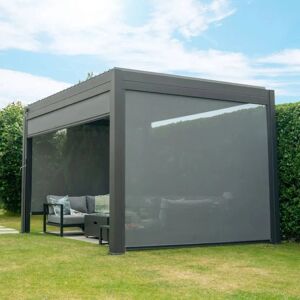 Blakesley’s Nova Titan Pull Down Screen for 3m pergola Grey