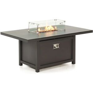 Nova - Vogue Rectangular Firepit Table - Grey