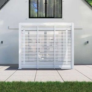 Nova - Titan 1m Aluminium Side Wall - White