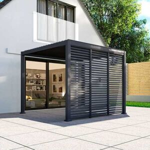 Nova - Titan 3x 1.33m Aluminium Side Wall - Grey