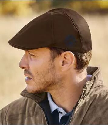 Atlas for Men Men's Water-Repellent Canvas Cap  - BROWN - Size: M Atlas for Men Men's Water-Repellent Canvas Cap  - BROWN - Size: M