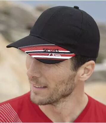 Atlas for Men Men's Xtrem Sport Canvas Cap - Black  - BLACK - Size: One Size Atlas for Men Men's Xtrem Sport Canvas Cap - Black  - BLACK - Size: One Size