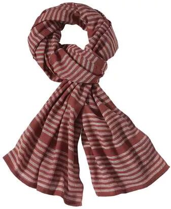 Atlas for Men Men's Terracotta Striped Scarf  - TERRACOTTA - Size: One Size Atlas for Men Men's Terracotta Striped Scarf  - TERRACOTTA - Size: One Size