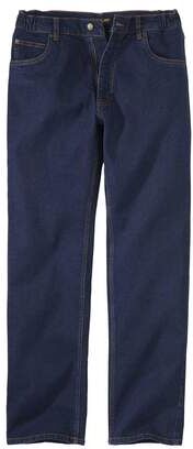 Atlas for Men Men's Dark Blue Stretch Comfort Jeans  - RAW - Size: W42 Atlas for Men Men's Dark Blue Stretch Comfort Jeans  - RAW - Size: W42