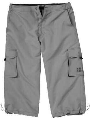 Atlas for Men Men's Grey Cropped Cargo Trousers  - GREY - Size: 3XL Atlas for Men Men's Grey Cropped Cargo Trousers  - GREY - Size: 3XL