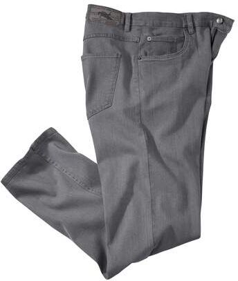 Atlas for Men Men's Grey Stretch Jeans  - GREY - Size: W46 Atlas for Men Men's Grey Stretch Jeans  - GREY - Size: W46