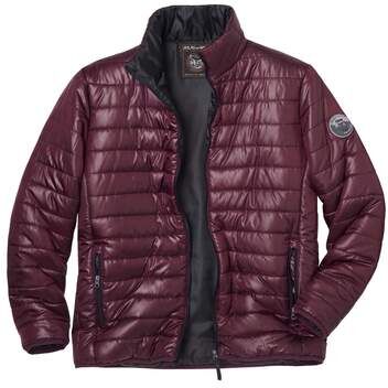Atlas for Men Men's Lightweight Mountain Puffer Jacket - Burgundy  - BURGUNDY - Size: L Atlas for Men Men's Lightweight Mountain Puffer Jacket - Burgundy  - BURGUNDY - Size: L