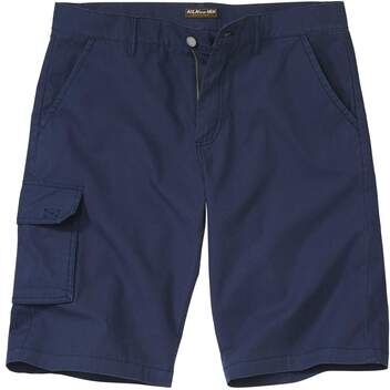 Atlas for Men Men's Navy Cargo Shorts  - NAVY BLUE - Size: W44 Atlas for Men Men's Navy Cargo Shorts  - NAVY BLUE - Size: W44